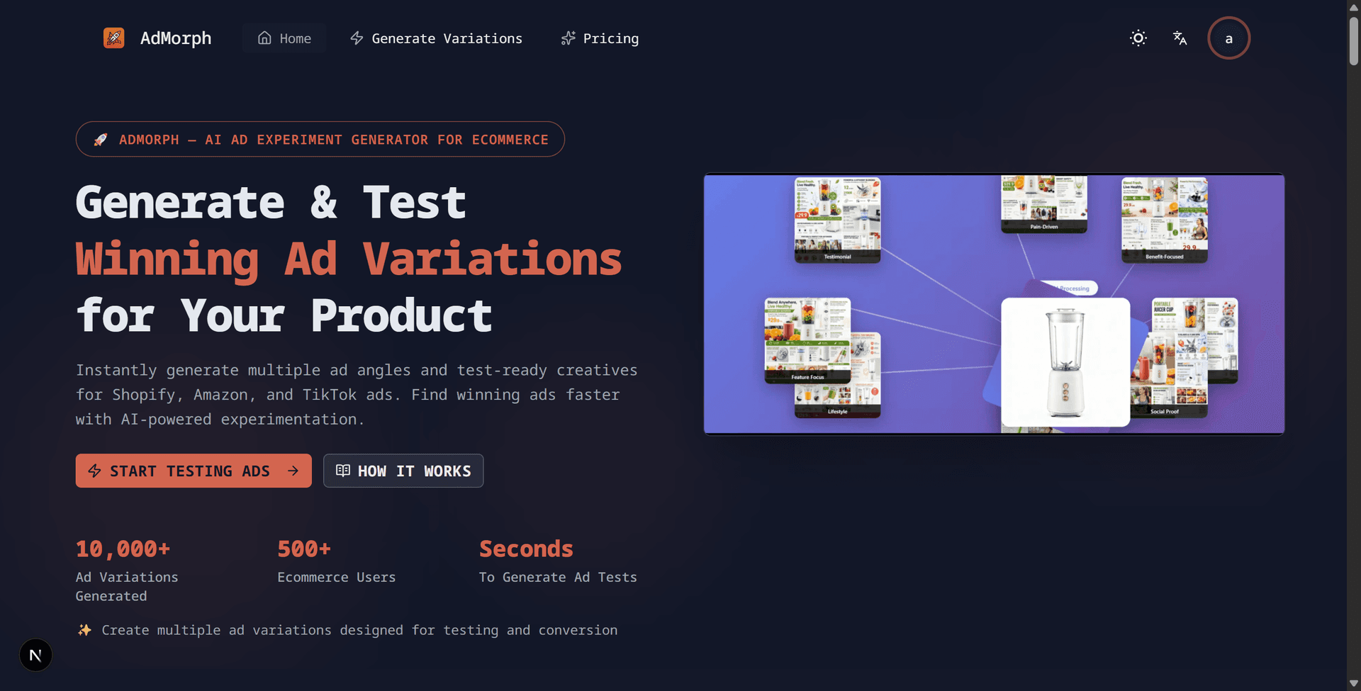 AdMorph - Product Image