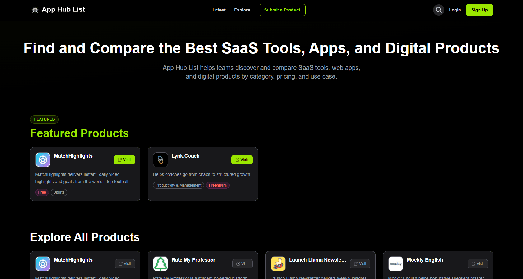 App Hub List - Product Image