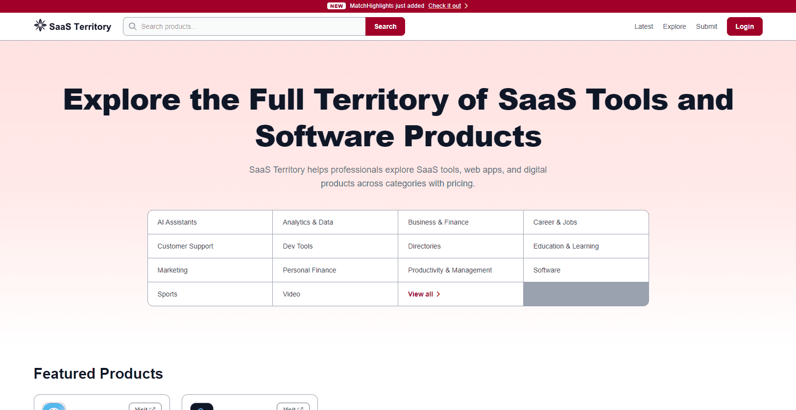 SaaS Territory - Product Image