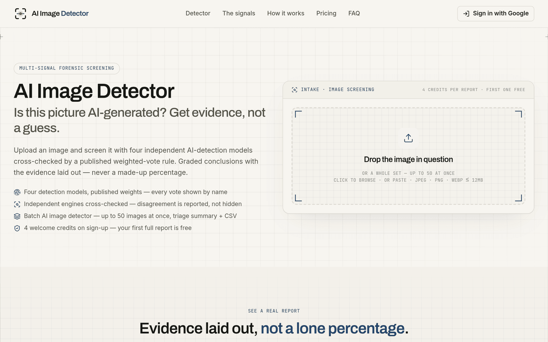 AI Image Detector - Product Image
