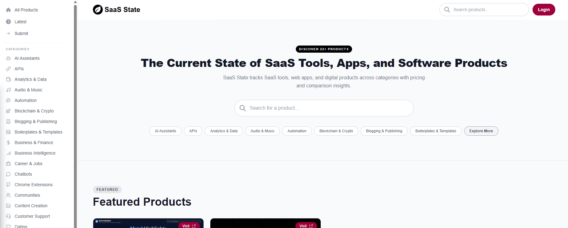 SaaS State - Product Image