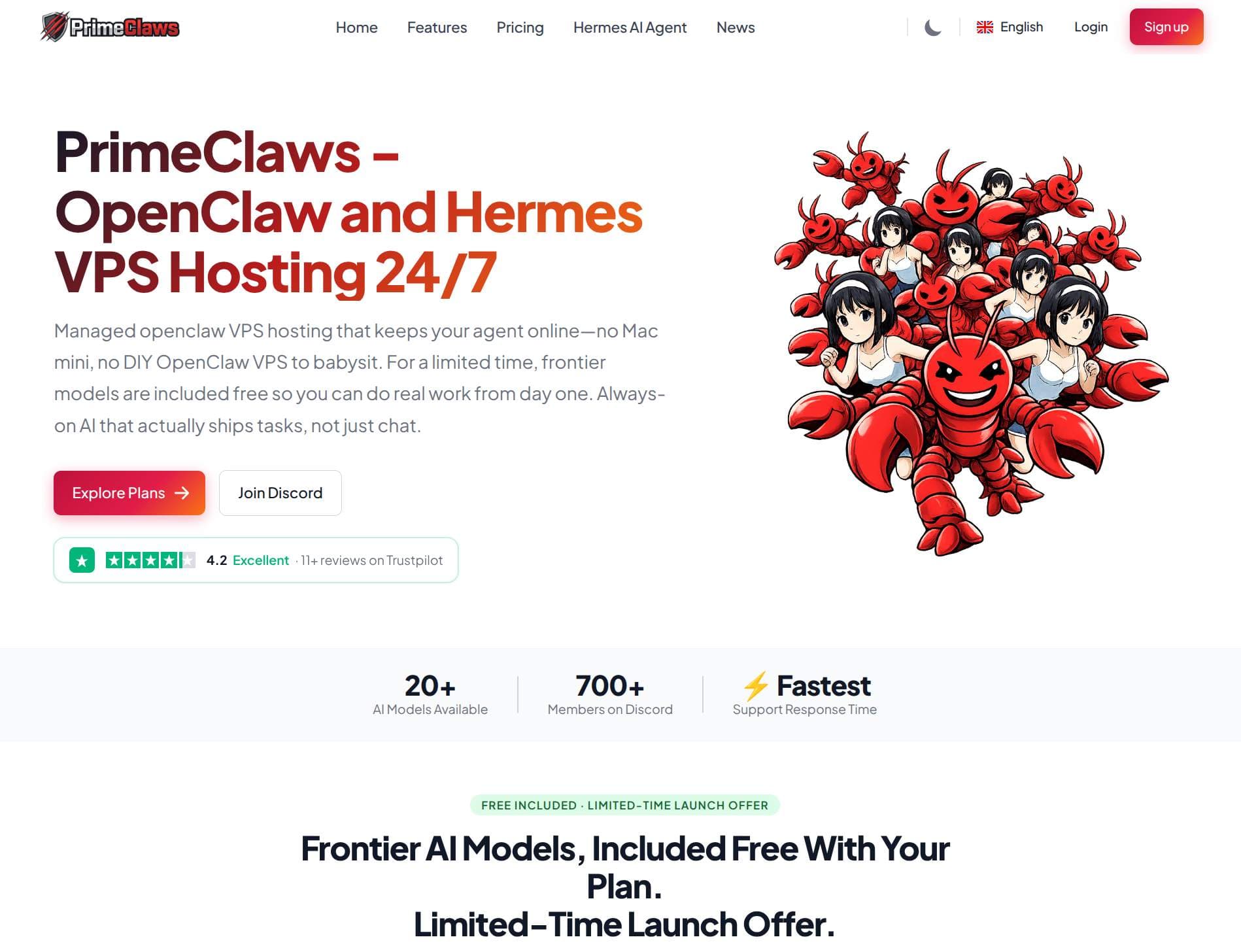 PrimeClaws VPS - Product Image