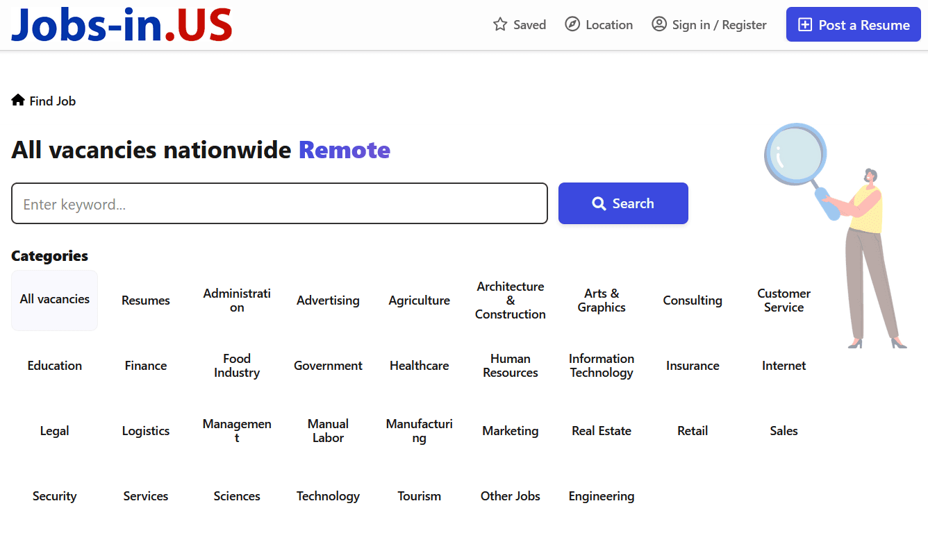Jobs-in US - Product Image
