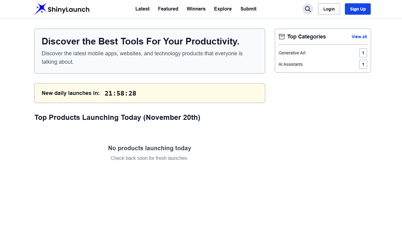 ShinyLaunch - Product Image