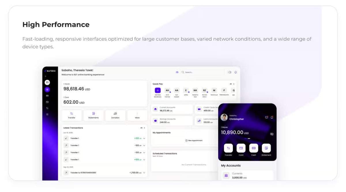 Eurisko Digital Banking Platform - Product Image