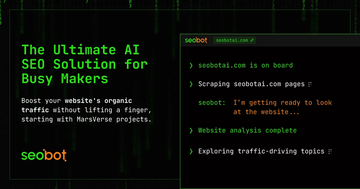 SEObot - Product Image