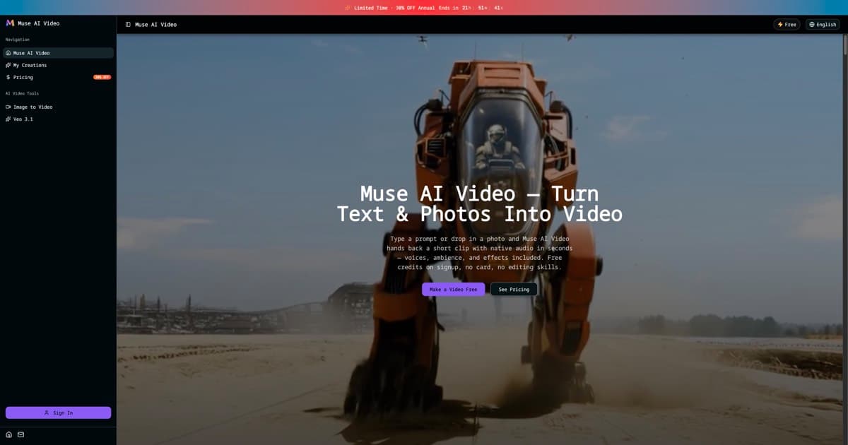 Muse AI Video - Product Image