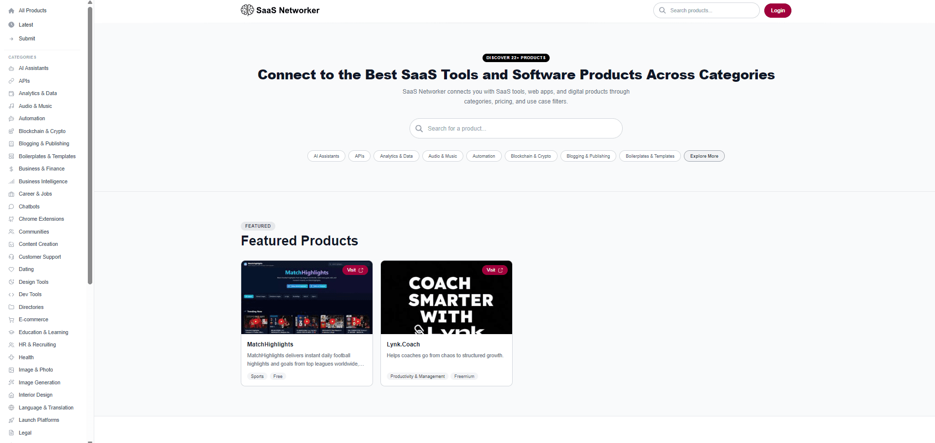 SaaS Networker - Product Image