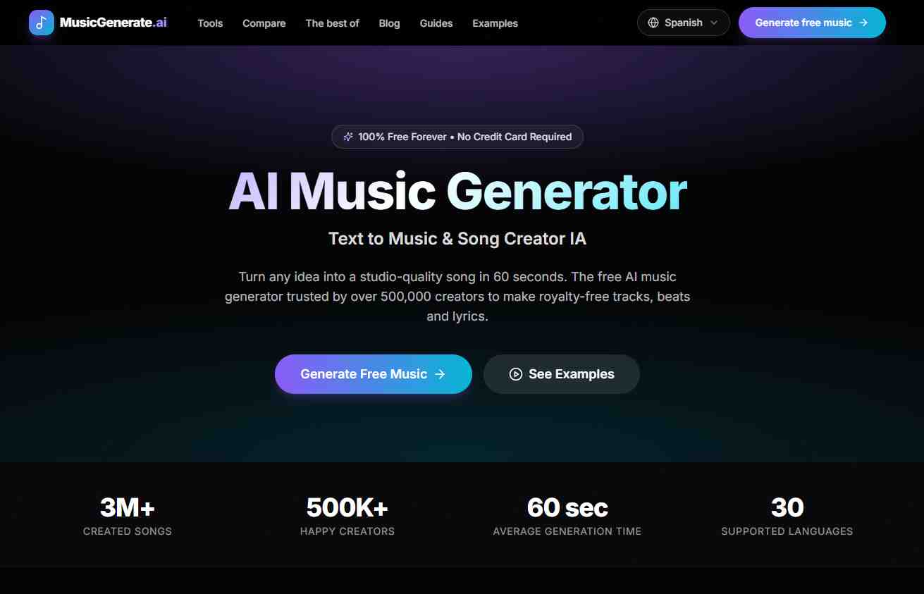 AI Music Generator - Product Image