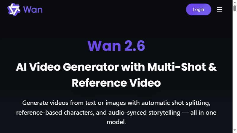 Wan2.6 - Product Image