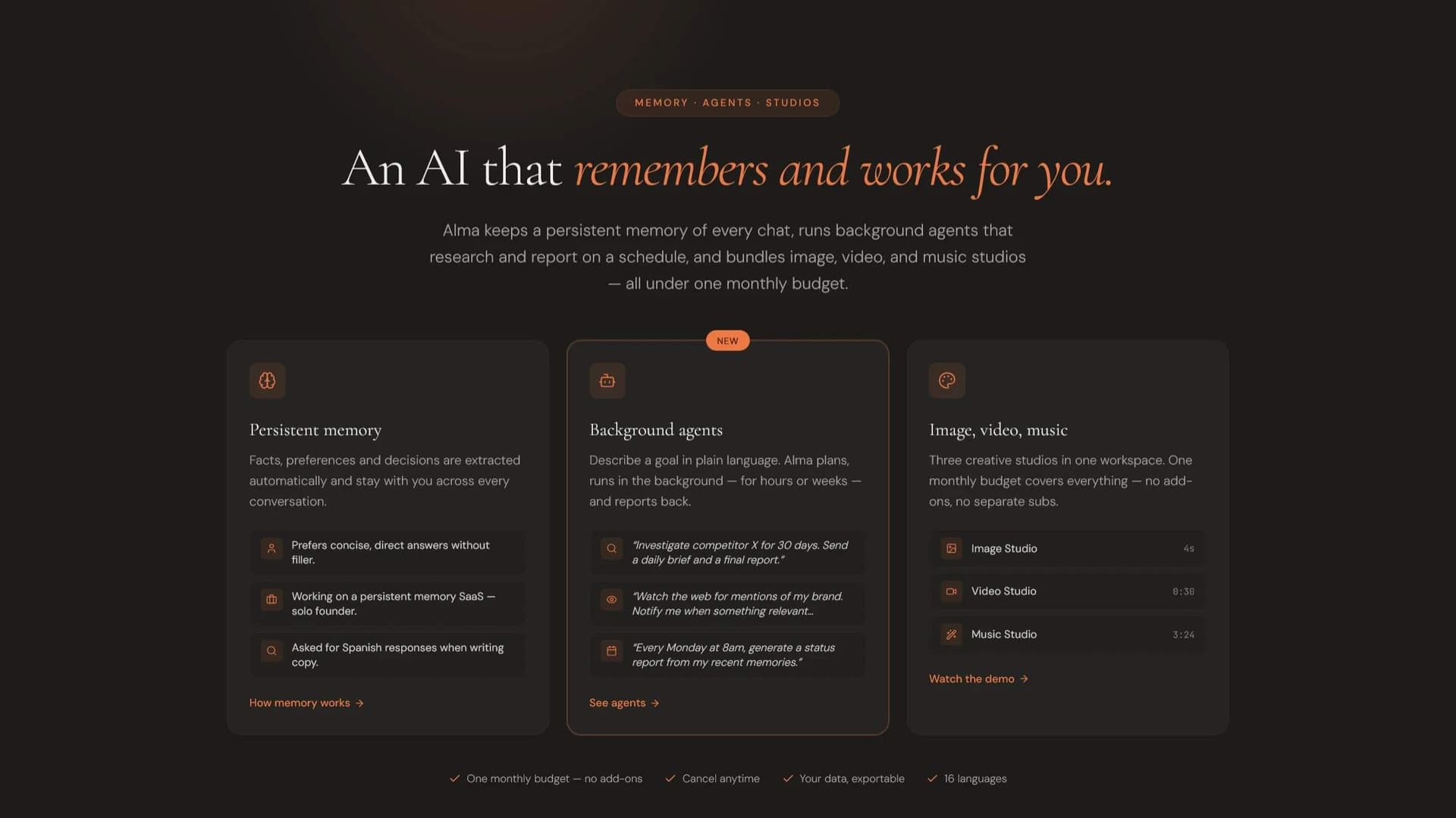 Alma by Olivares AI - Product Image