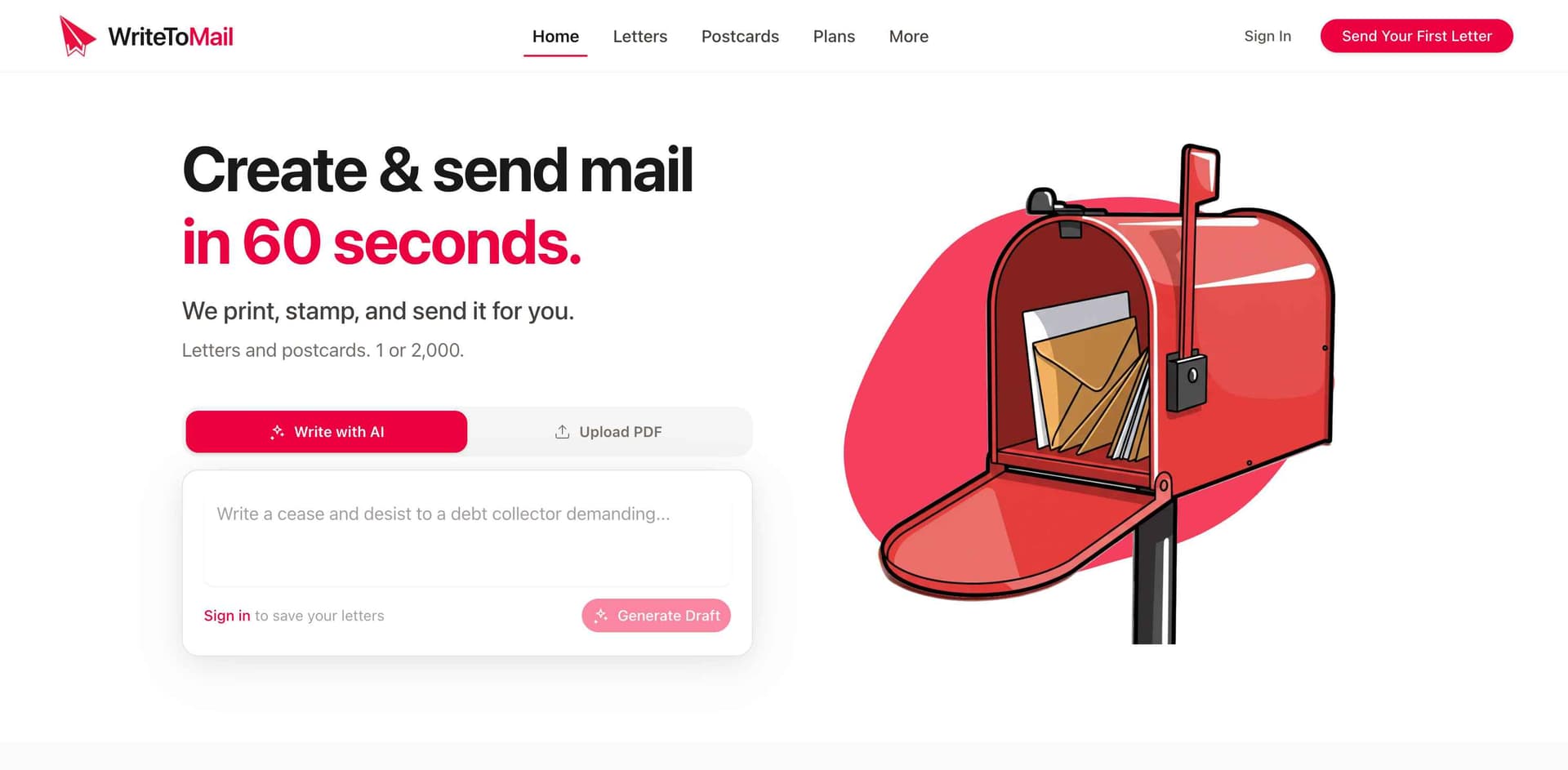 WriteToMail - Product Image