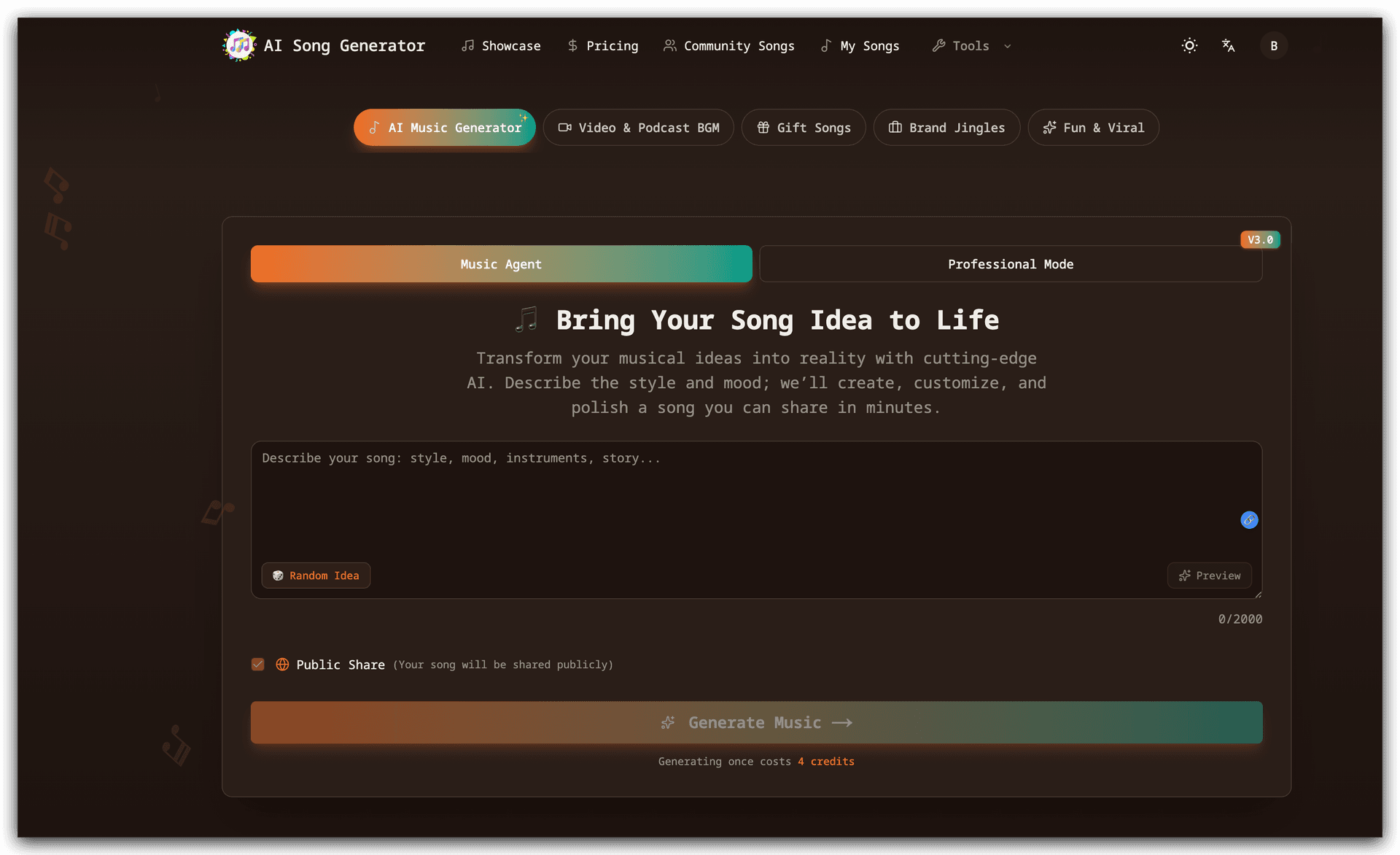 AI Song Generator - Product Image