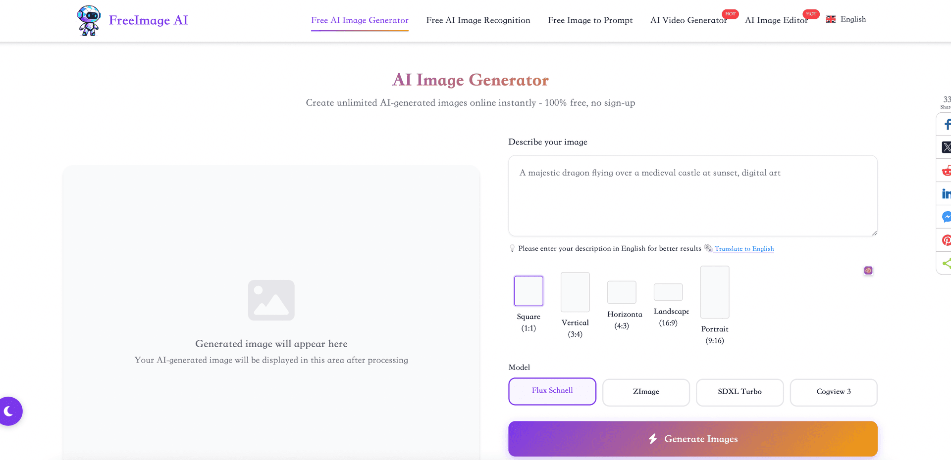 FreeImageAI - Product Image