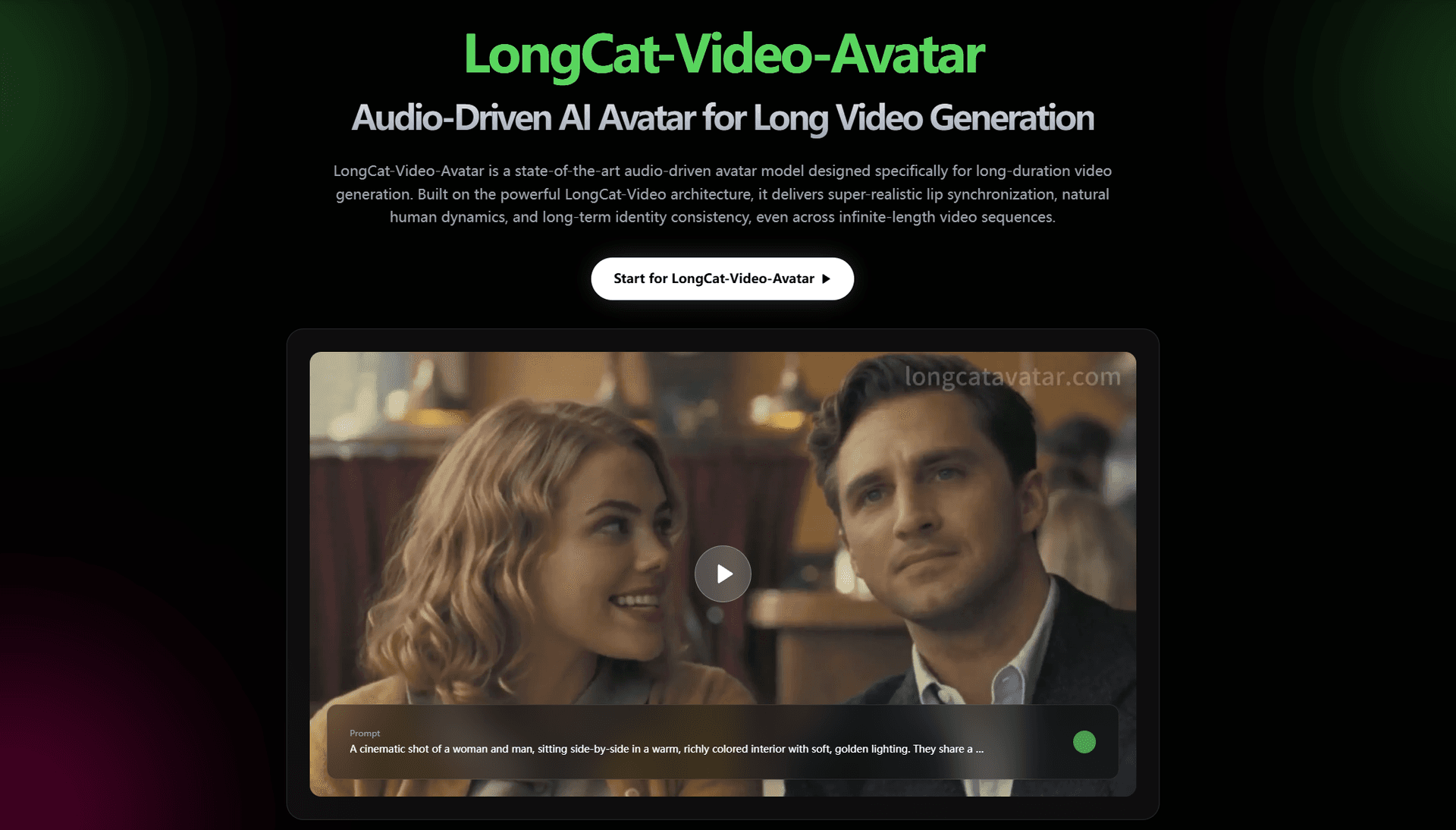 LongCat Avatar AI Video  Generator - Product Image