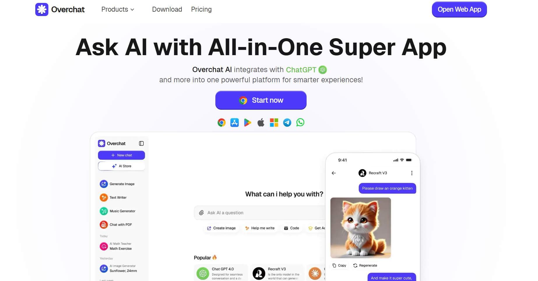 Overchat AI - Product Image