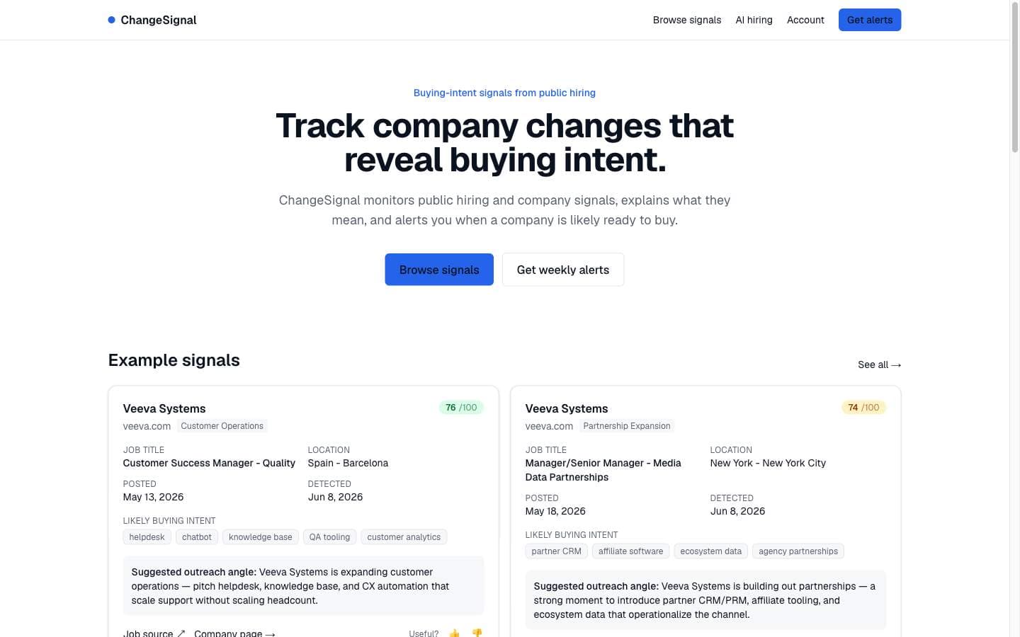 ChangeSignal - Product Image