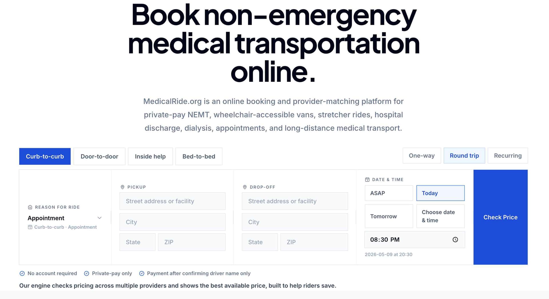 MedicalRide.Org - Product Image