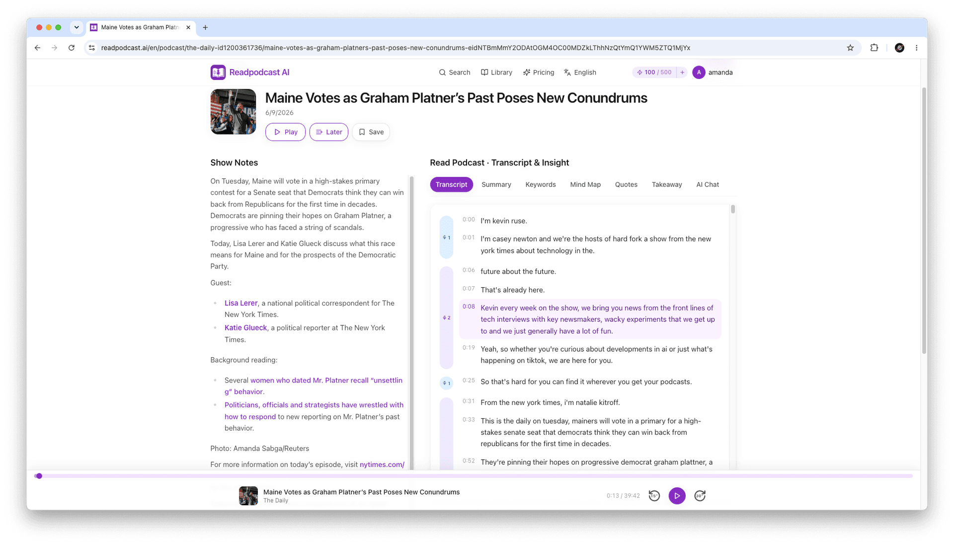 Readpodcast AI - Product Image