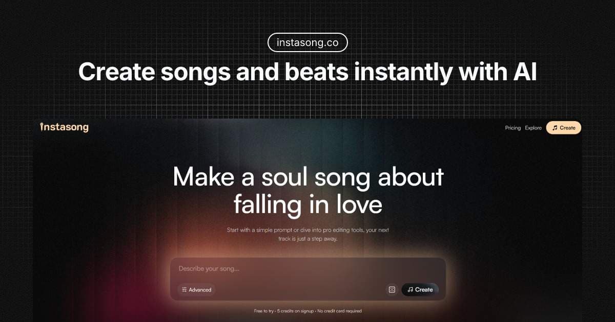 InstaSong - AI song and beat maker - Product Image
