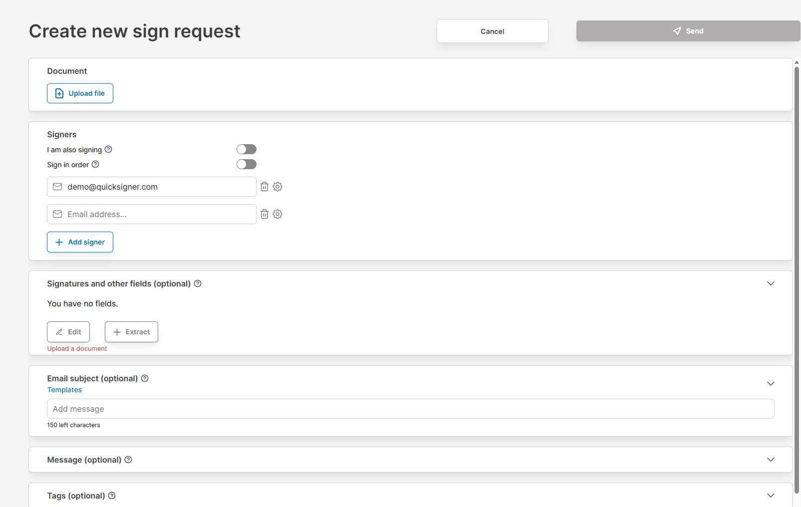QuickSigner - Product Image
