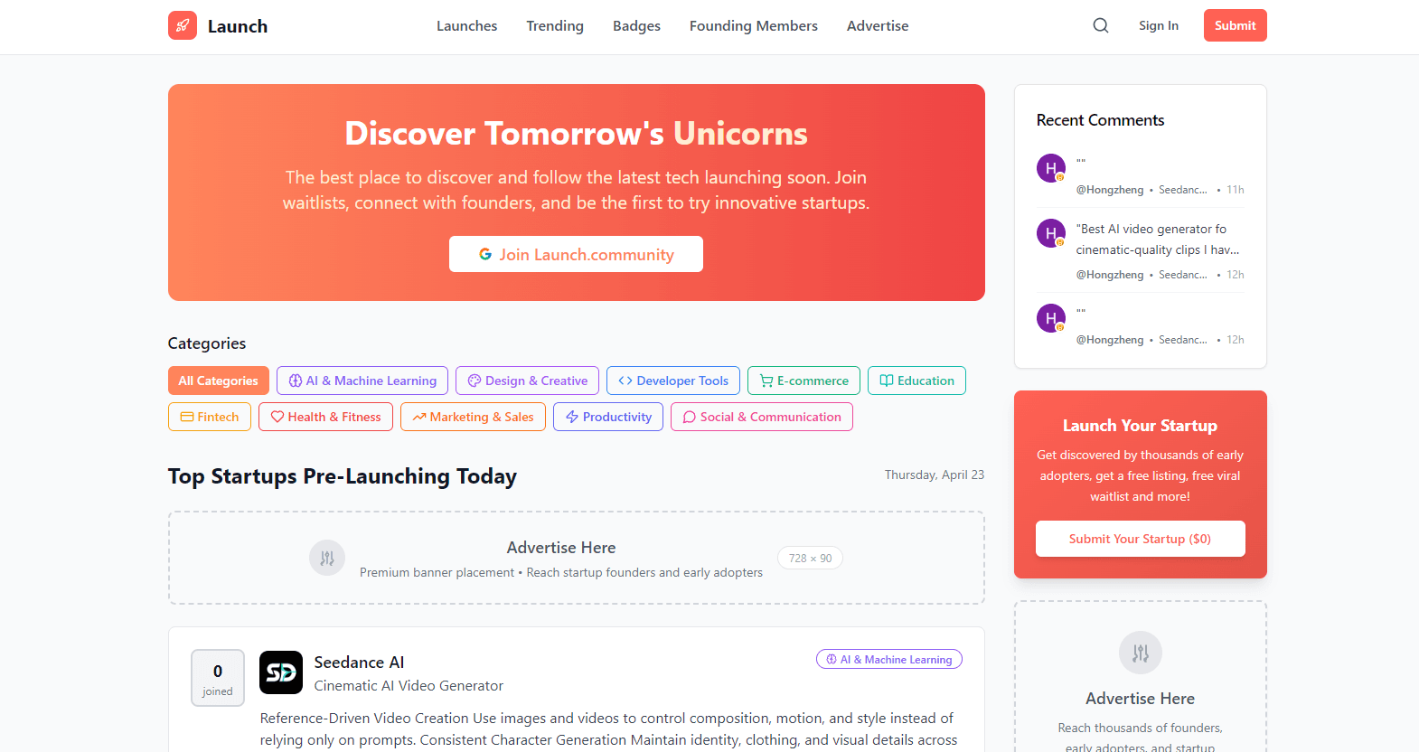 Launch Community - Product Image
