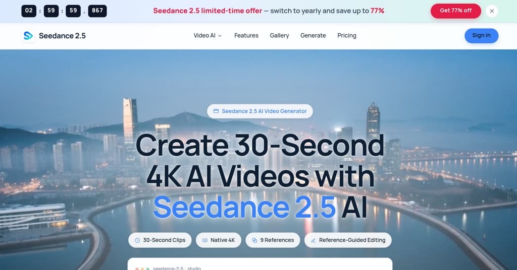 Seedance 2.5 AI - Product Image