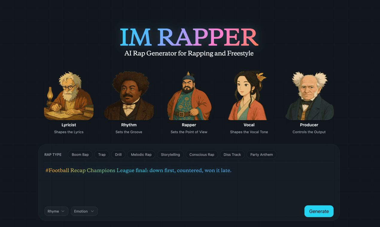 AI Rapper - Product Image