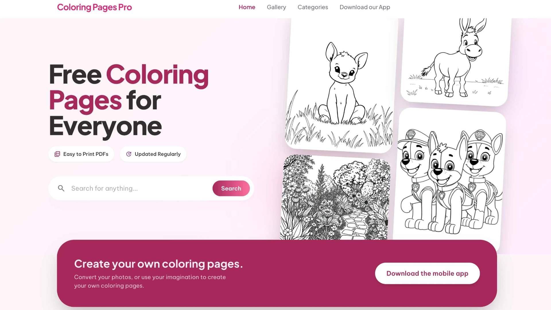 Coloring Pages Pro - Product Image